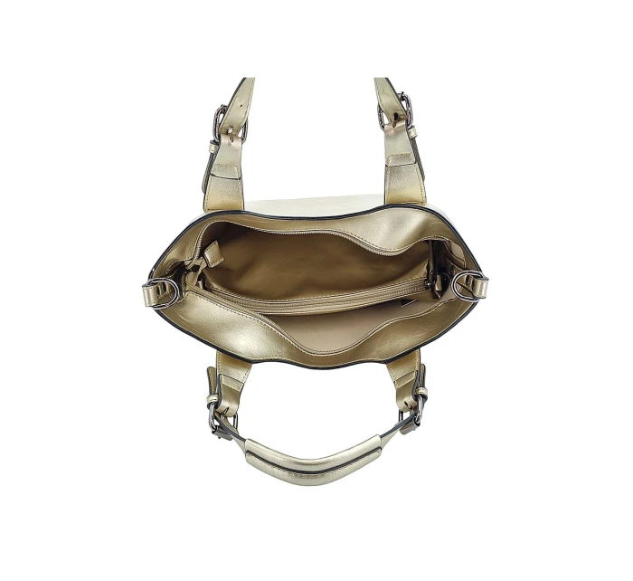 Módní zlatá dámská kabelka 2QAAG - Ines Delaure