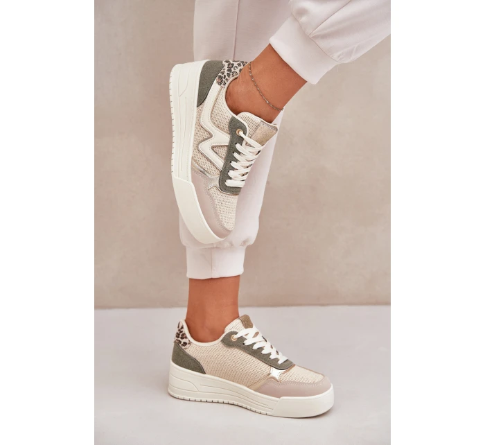 Dámské Sportovní Boty Na Platformě Leopardí Zelené Lorori Dámské Sportovní Boty Na Platformě Leopardí Zelené Lorori