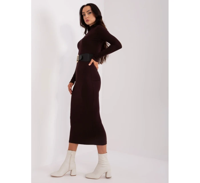 EM SK 778 šaty.65 tmavě hnědá EM SK 778 šaty.65 tmavě hnědá