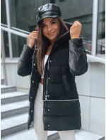 Dámská zimní bunda DIAMON PREMIUM černá FashionStreet TY2956 Dámská zimní bunda DIAMON PREMIUM černá FashionStreet TY2956