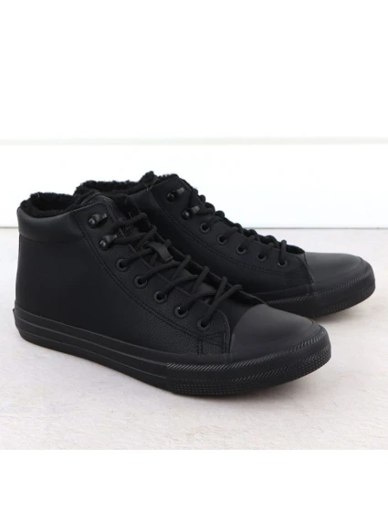 Pánské černé zateplené kotníkové tenisky model 21905111 - Big Star Pánské černé zateplené kotníkové tenisky model 21905111 - Big Star