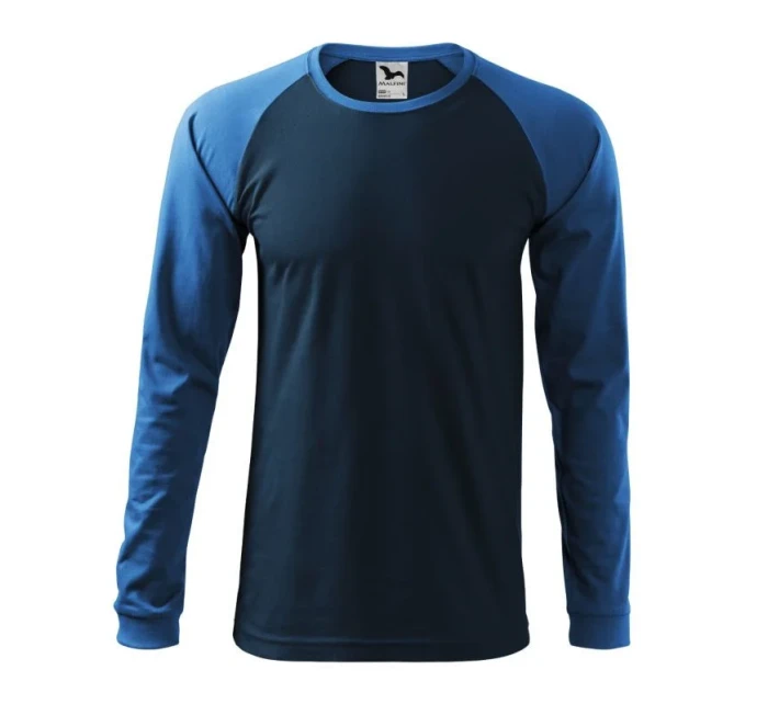 Malfini pánské tričko Street LS M MLI-13002 námořnická modrá - Malfini