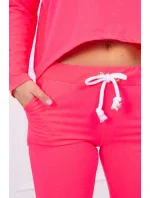 Sada s oversize halenkou růžová neonová Sada s oversize halenkou růžová neonová