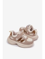 Dětské Sportovní Boty Tenisky Na Suchý Zip Béžové model 21700767 - Boto Dětské Sportovní Boty Tenisky Na Suchý Zip Béžové model 21700767 - Boto
