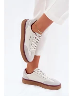 Dámské Kožené Tenisky Daniel Lopez Just Dare SS2D4008 Bílo-Šedé Dámské Kožené Tenisky Daniel Lopez Just Dare SS2D4008 Bílo-Šedé