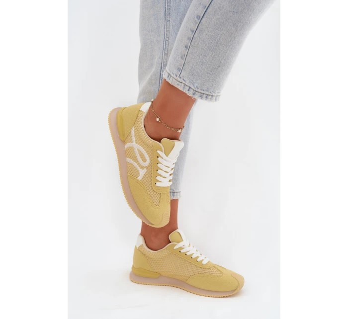 Sneakers Dámské Sportovní Žluté model 21919377 - Boto