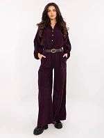 IT kalhoty SP 25782.73 tmavě fialové