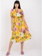 Sukienka LK SK model 22027550 ciemny żółty - FPrice