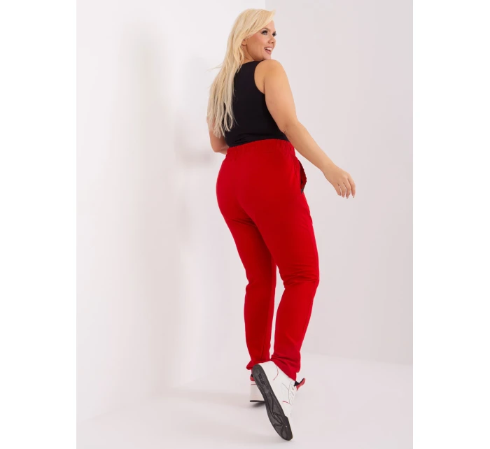 Spodnie dresowe RV DR 6736.58 czerwony