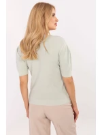 Svetr s krátkým rukávem model 216780 Factory Price Svetr s krátkým rukávem model 216780 Factory Price