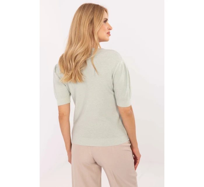 Svetr s krátkým rukávem model 216780 Factory Price Svetr s krátkým rukávem model 216780 Factory Price