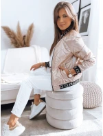 Dámská prošívaná bunda BASEBALL light pink FashionStreet TY3489
