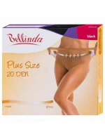 Punčochové kalhoty pro nadměrné velikosti PLUS SIZE 20 DEN - BELLINDA - černá