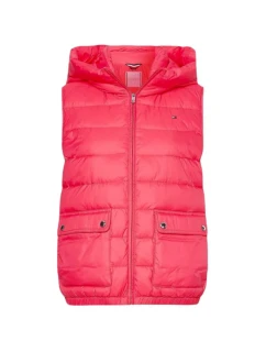 DÁMSKÁ BUNDA BEZ RUKÁVŮ S KAPUCÍ TOMMY HILFIGER