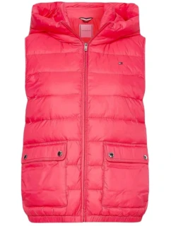 DÁMSKÁ BUNDA BEZ RUKÁVŮ S KAPUCÍ TOMMY HILFIGER