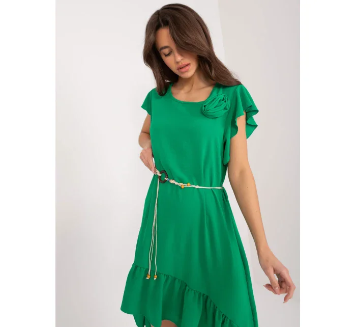 DHJ SK 8921 šaty.98 zelená