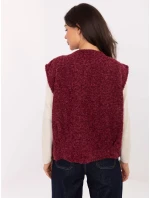 Kamizelka IT KZ model 21334903 bordowy - FPrice Kamizelka IT KZ model 21334903 bordowy - FPrice