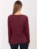 Sweter RV SW model 21782393 bordowy - FPrice