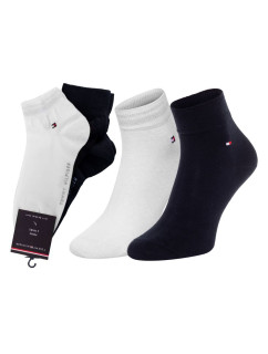 Ponožky Tommy Hilfiger 2Pack 342025001 300-322 White/Navy Blue