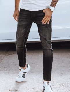 Černé pánské džínové kalhoty Dstreet UX3830