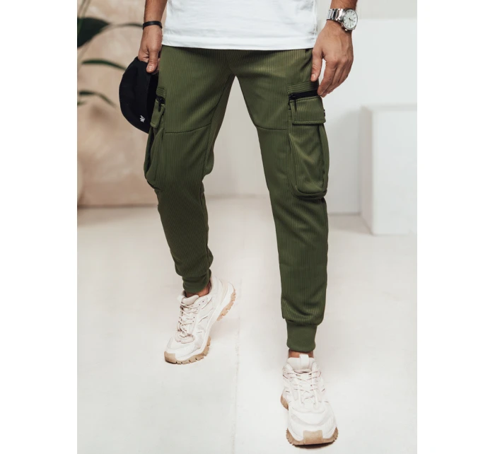Pánské kalhoty cargo zelené Dstreet model 21982865 - FashionStreet