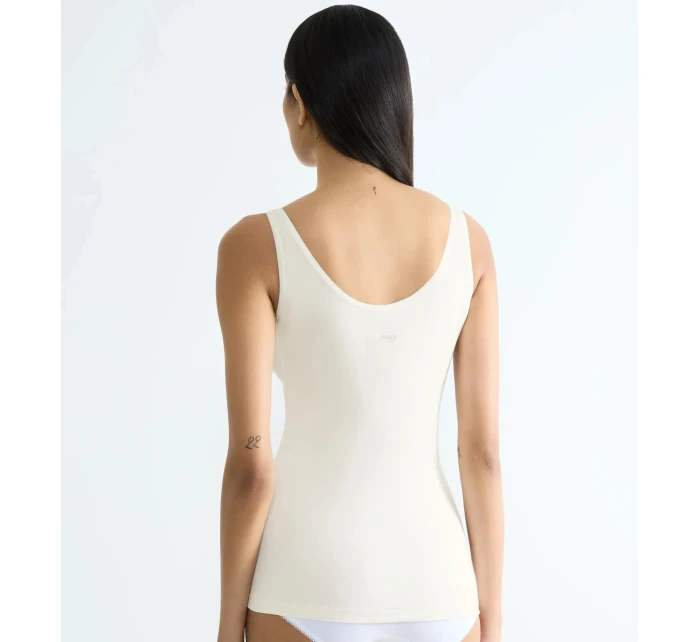 Dámské tílko GO Daily Cotton Tank top - WHITE - bílé 00GZ - SLOGGI