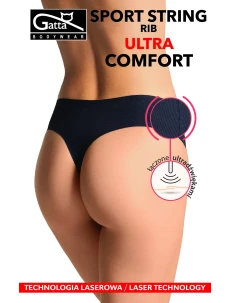Dámské kalhotky string Gatta 41004 Sport RIB Ultra Comfort S-XL