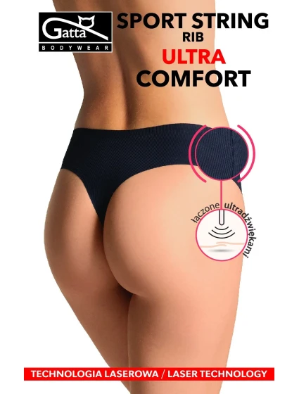 Dámské kalhotky string Gatta 41004 Sport RIB Ultra Comfort S-XL