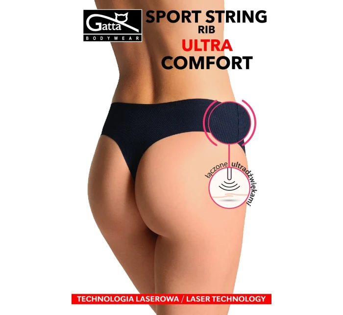 Dámské kalhotky string Gatta 41004 Sport RIB Ultra Comfort S-XL