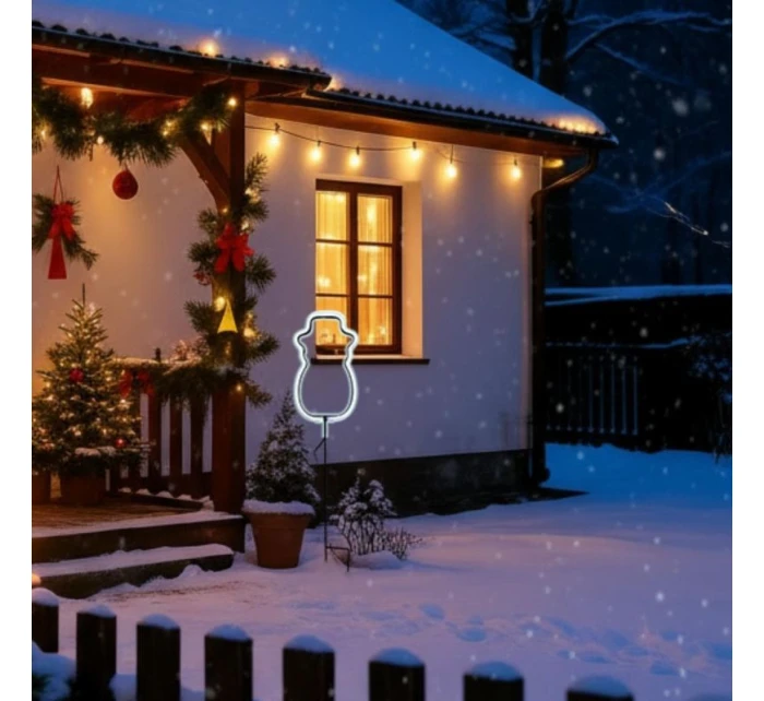 NEON BALWAN WHITE 81 LED BATERIE 14.5x96CM LUCA