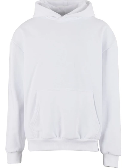 Build your Brand BY 268 Mikina s kapucí z těžké bavlny "Ultra Heavy" 56.0268 white