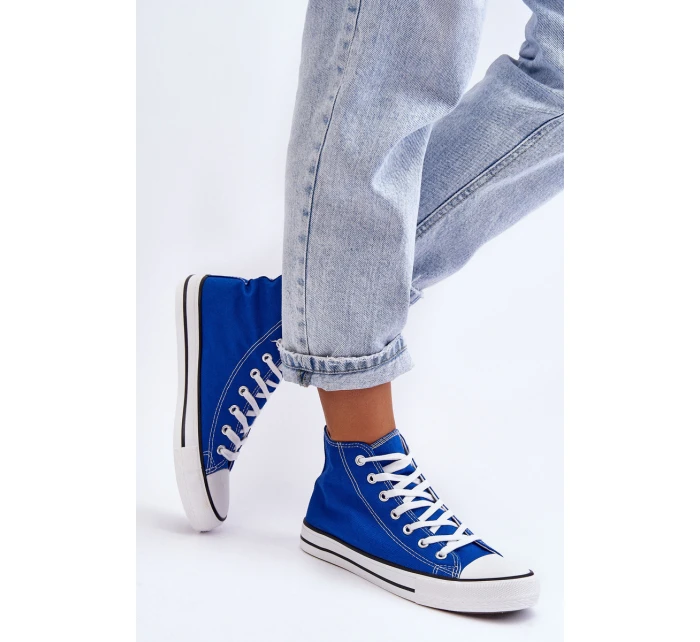 Dámské klasické vysoké boty modré Remos Dámské klasické vysoké boty modré Remos