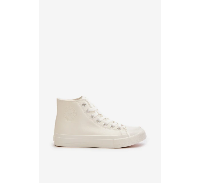 Dámské Zateplené Tenisky Z Eko Kůže Bílé Big Star model 21669546 - Big Star Shoes Dámské Zateplené Tenisky Z Eko Kůže Bílé Big Star model 21669546 - Big Star Shoes