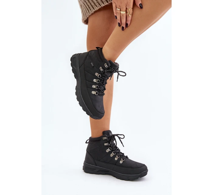 Zateplené Pánské Trekingové Boty Černé model 21676995 - Lee Cooper Zateplené Pánské Trekingové Boty Černé model 21676995 - Lee Cooper