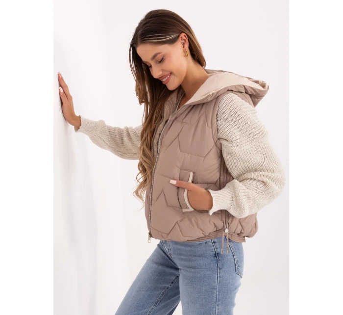 Kamizelka MBM KZ model 21217662 ciemny bezowy - FPrice