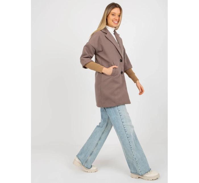Dámský kabát TW CZ BI 2021799.51 hnědá - FPrice