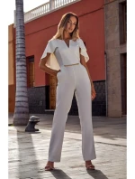 M670 Kombinéza s volánky - ecru M670 Kombinéza s volánky - ecru