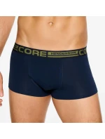 Boxerky Nosh 39781-MLC Zelená a tmavě modrá - Henderson