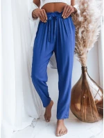 Dámské látkové kalhoty ADELIS chrpově modré Dstreet UY1537