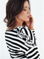 Dámská pruhovaná halenka černá Dstreet model 21972940 - FashionStreet