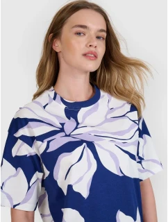 Dámské tričko oversize s potiskem 4F 4FRSS25TTSHF2692-91A