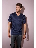JN Pánské sportovní tričko s výstřihem do V 02.0 navy model 22413792 - Daiber JN Pánské sportovní tričko s výstřihem do V 02.0 navy model 22413792 - Daiber