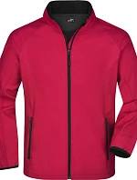 Daiber JN 1130 Pánská 2-vrstvá promo softshellová bunda 02.1130 red/black