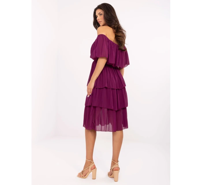 Sukienka TW SK BI model 21207210 fioletowy - FPrice