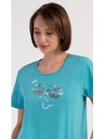 Dámské domácí šaty s krátkým rukávem model 21202723 - Vienetta