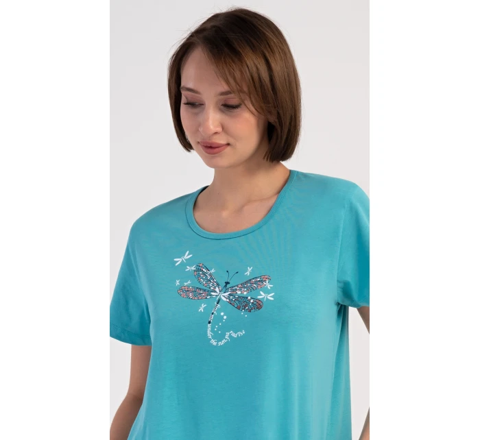 Dámské domácí šaty s krátkým rukávem model 21202723 - Vienetta