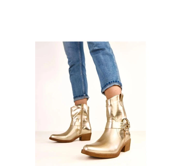 Boty na podpatku model 220574 Solea Boty na podpatku model 220574 Solea