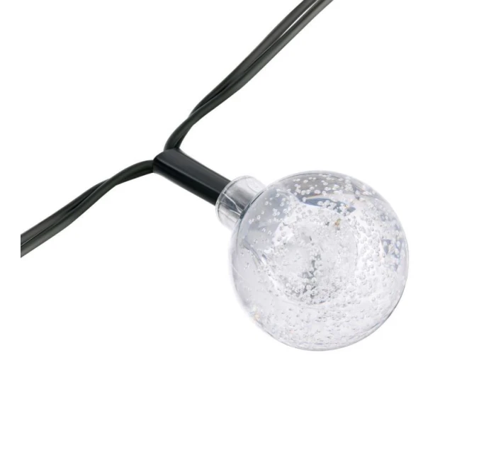 SOLÁRNÍ ZAHRADNÍ SVĚTLO GIRLANDA SOLÁRNÍ ŘETĚZ 4,9 M 40LED TEPLÁ BÍLÁ