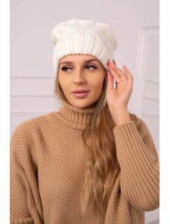 Dámská čepice Liliana K375 ecru