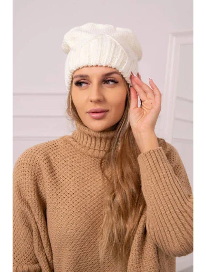 Dámská čepice Liliana K375 ecru